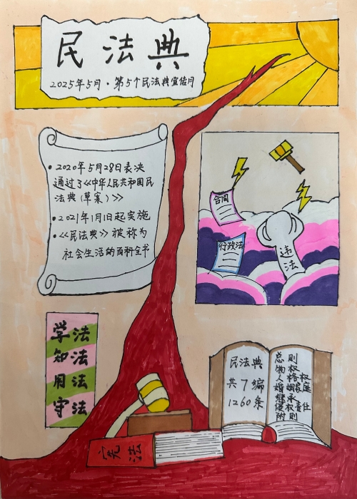 民法典宣传手抄报